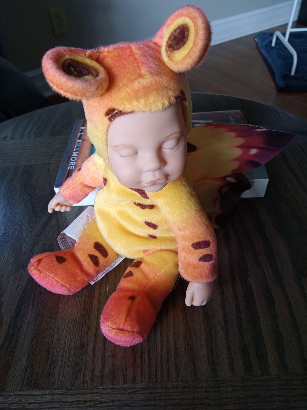 Anne Geddes Monarch Butterfly Plush Doll Orange/Yellow - Picture 3 of 7